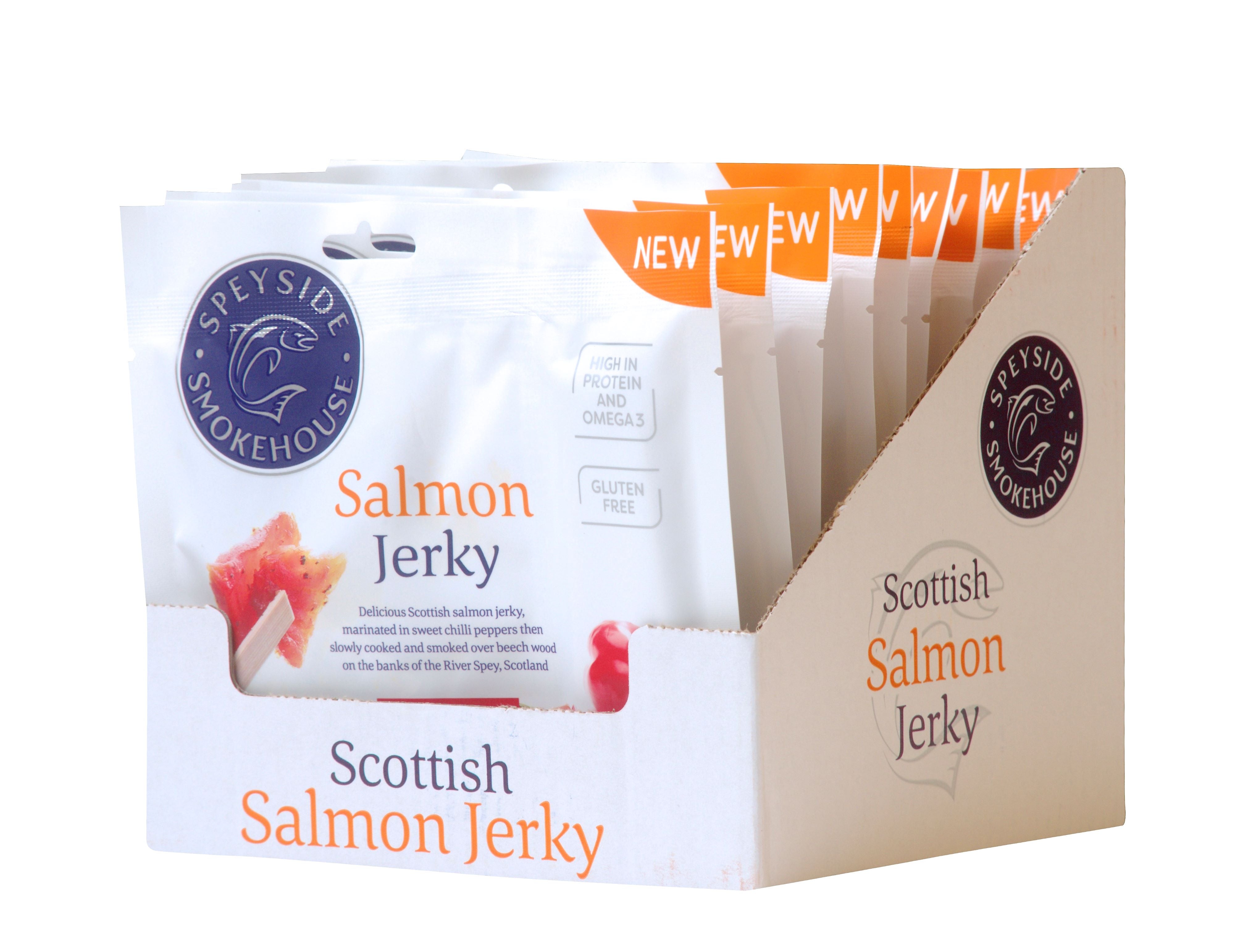 Speyside Sweet Chilli Pepper Salmon Jerky kingselitesnacks