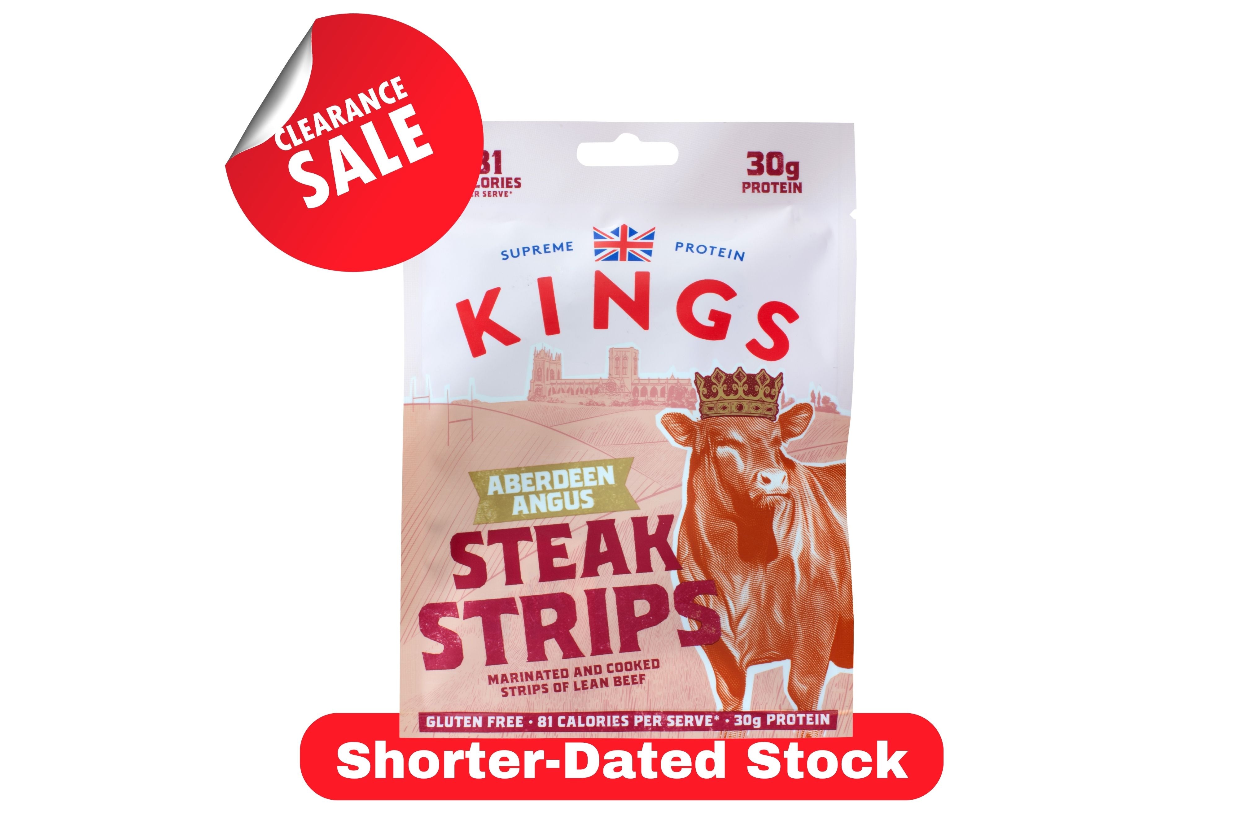 Kings Aberdeen Angus Steak Strips Short Dated kingselitesnacks