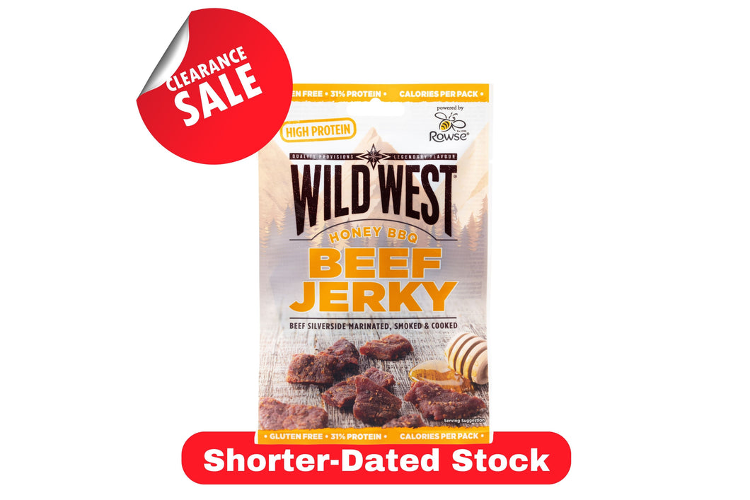 Wild West Honey BBQ Beef Jerky - Short Dated