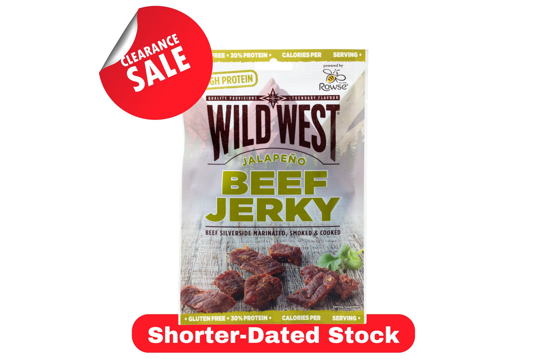 Wild West Jalapeno Beef Jerky - Short Dated