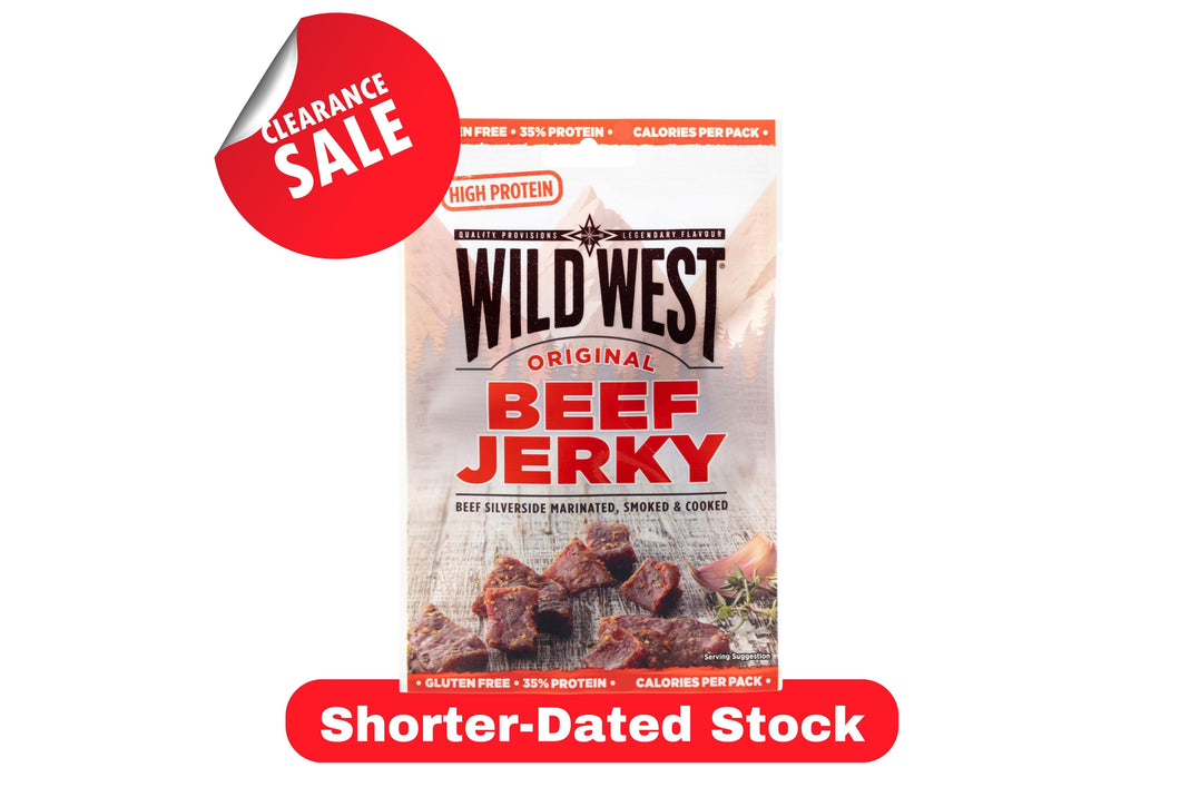 Wild West Original Beef Jerky - Short Dated